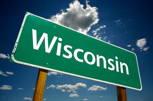Wisconsin Road Sign