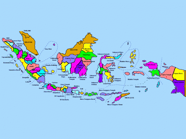 2-ban-do-indonesia Hàng hoá vận chuyển đi Indonesia dễ dàng như bạn tưởng không?
