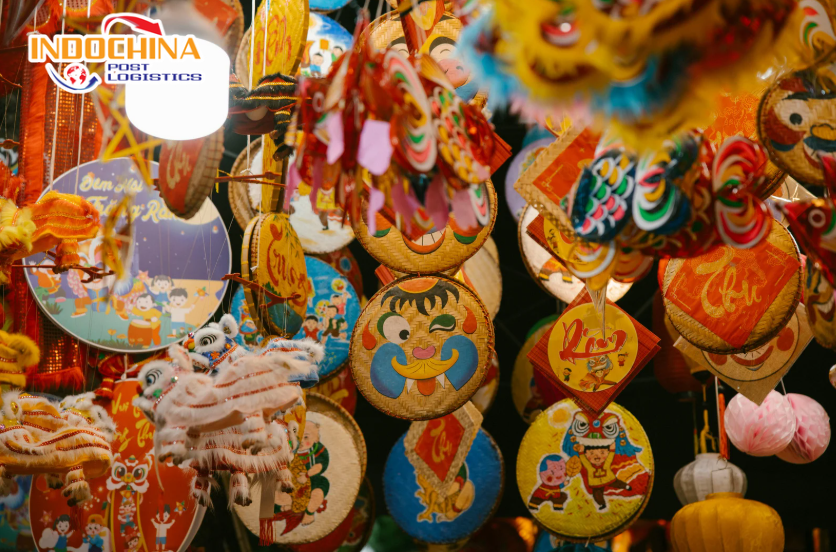 Vận Chuyển Đồ Trang Trí Trung Thu Từ Việt Nam Sang Pháp Bằng Đường Hàng Không Cùng IndochinaPost