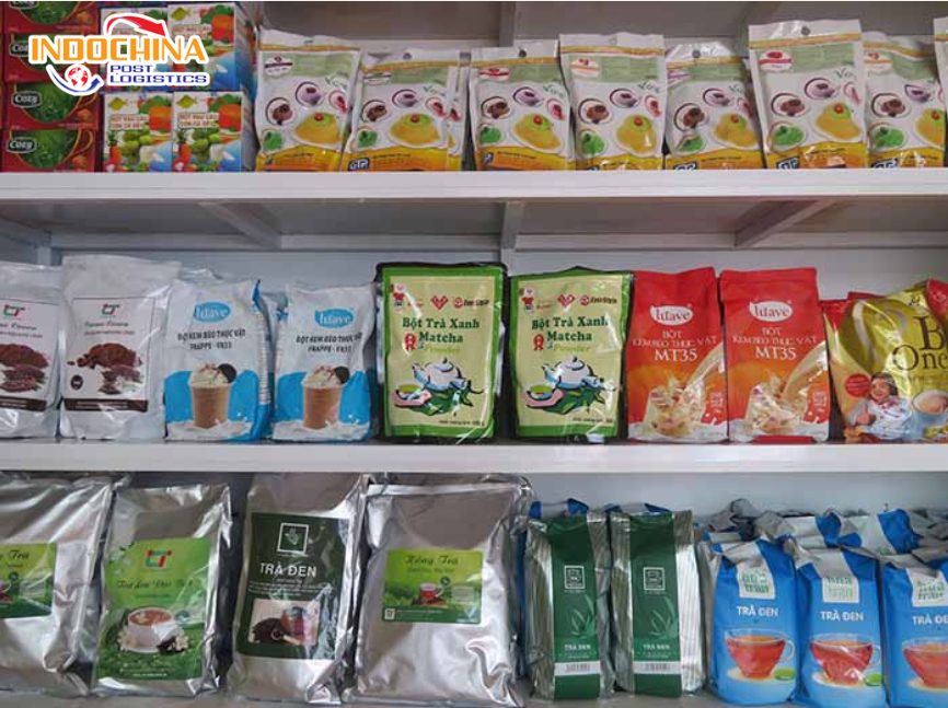 Vận chuyển nguyên liệu trà sữa đi Pháp cùng IndochinaPost