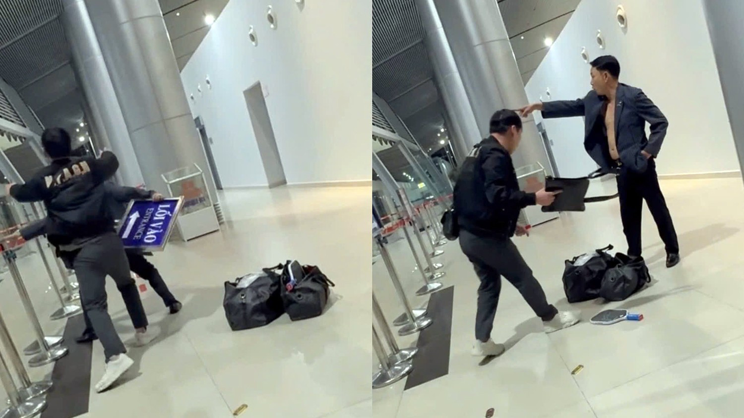Đối tượng gây rối ở sân bay Cát Bi khiến 2 cán bộ an ninh bị thương